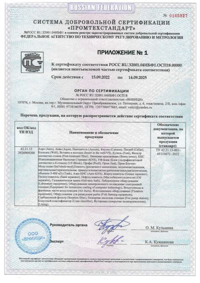 Сертификат соответствия ТУ стр2